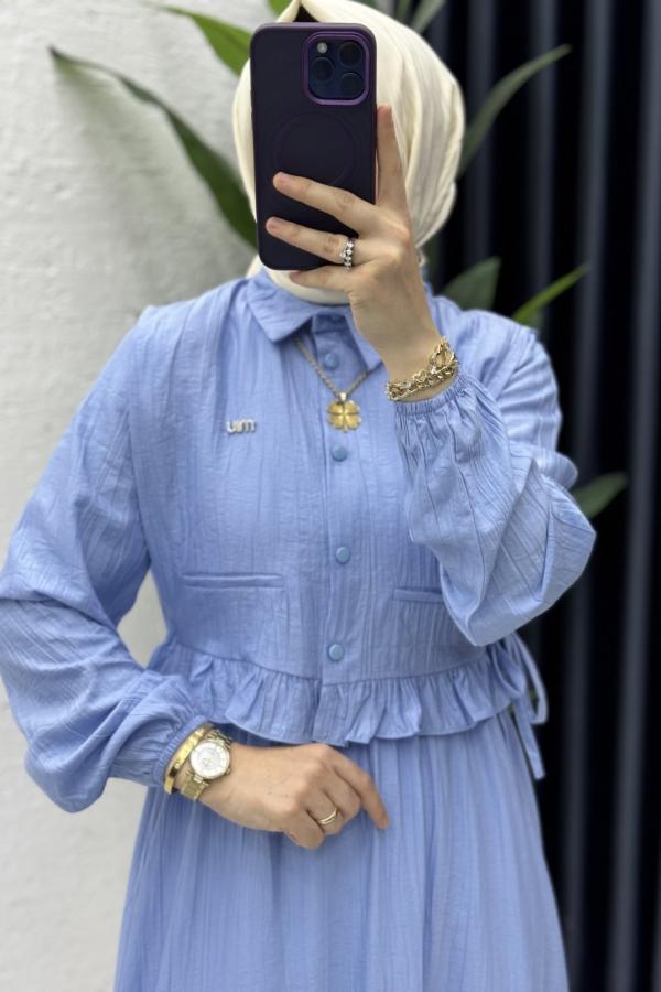 Eda Elbise Mavi