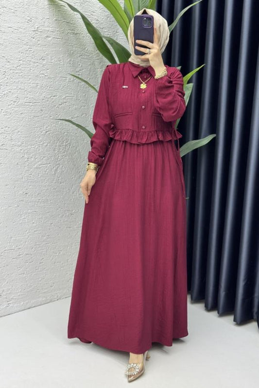 Eda Elbise Bordo