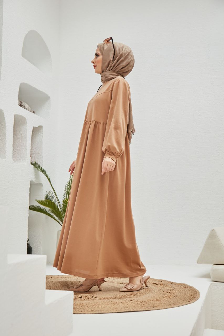 Roba Hijab-Kleid Nerz