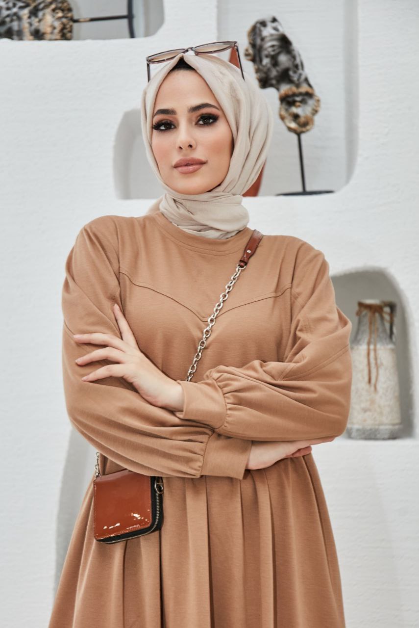 Roba Hijab-Kleid Nerz