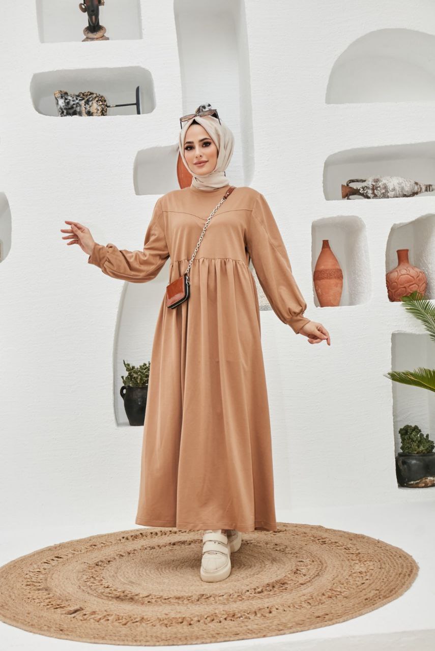 Roba Hijab-Kleid Nerz