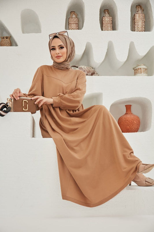 Roba Hijab-Kleid Nerz