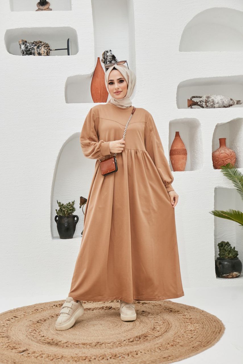 Roba Hijab-Kleid Nerz