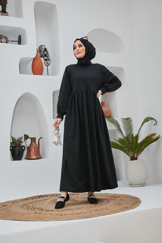 Robe Hijab Roba Noir